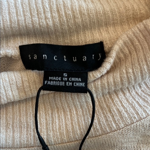 Sanctuary Cream Twist Front Long Sleeve Top - Picture 2 of 5